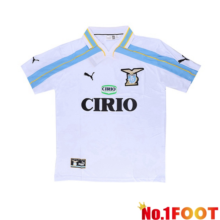 SS Lazio Retro Away Jersey White 1999-2000