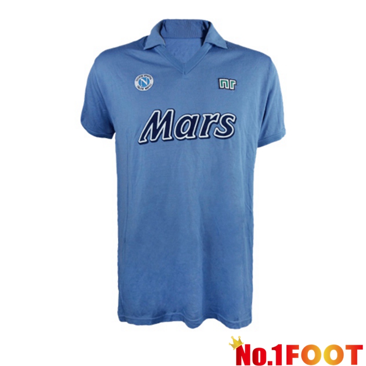 SSC Napoli Retro Home Jersey Blue 1989-1990