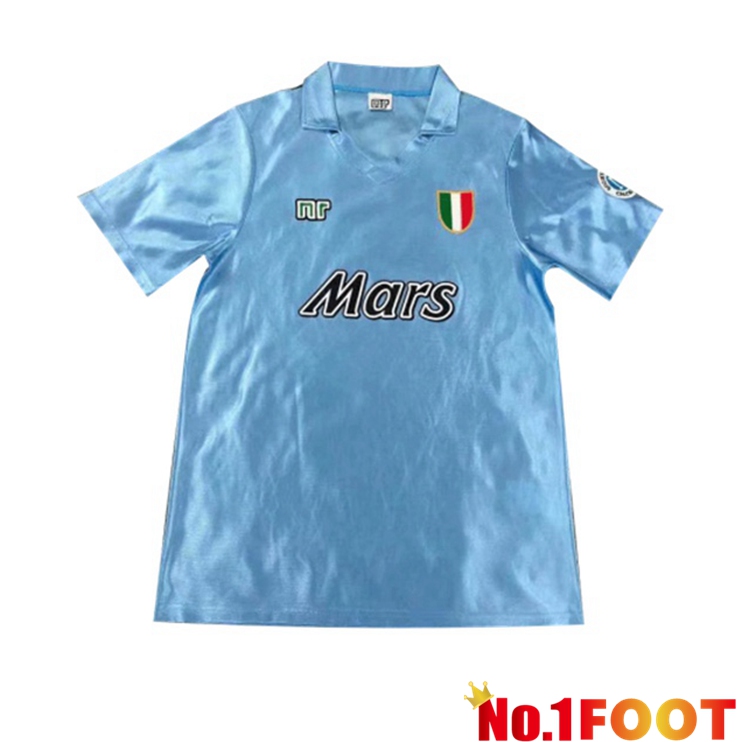 SSC Napoli Retro Home Jersey Blue 1990-1991