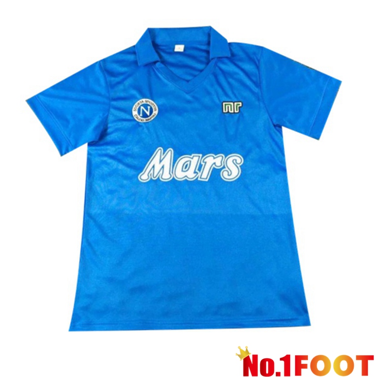 SSC Napoli Retro Home Jersey Blue 1988-1989