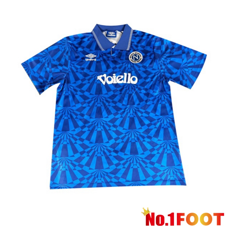 SSC Napoli Retro Home Jersey Blue 1991-1993