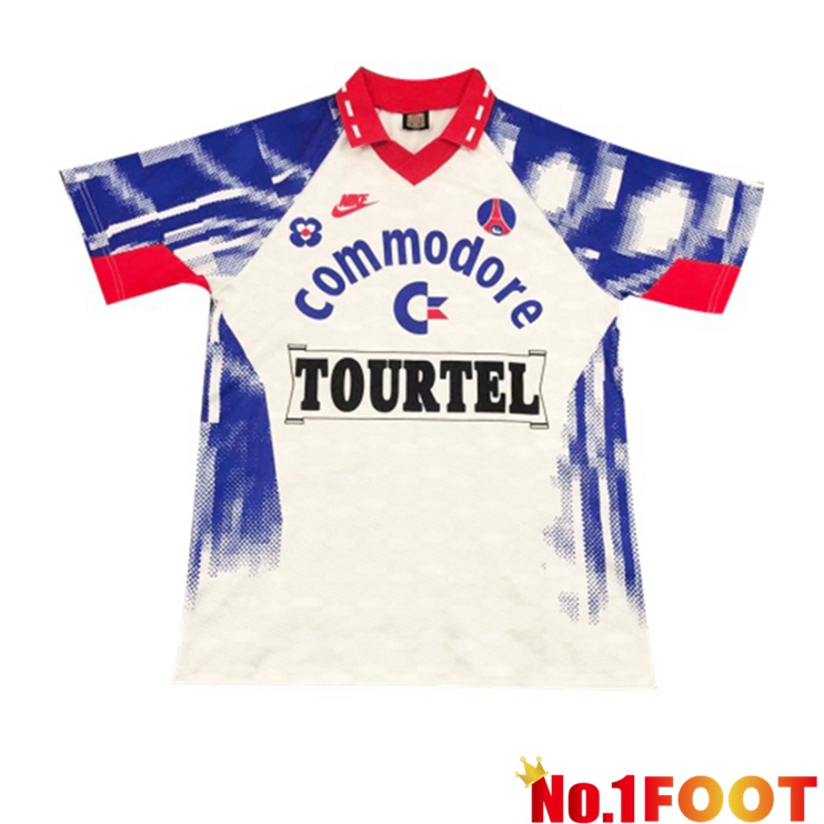 Paris PSG Retro Away Jersey White 1993-1994