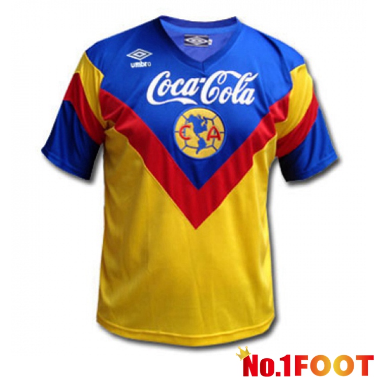 Club America Retro Home Jersey Yellow 1993-1994