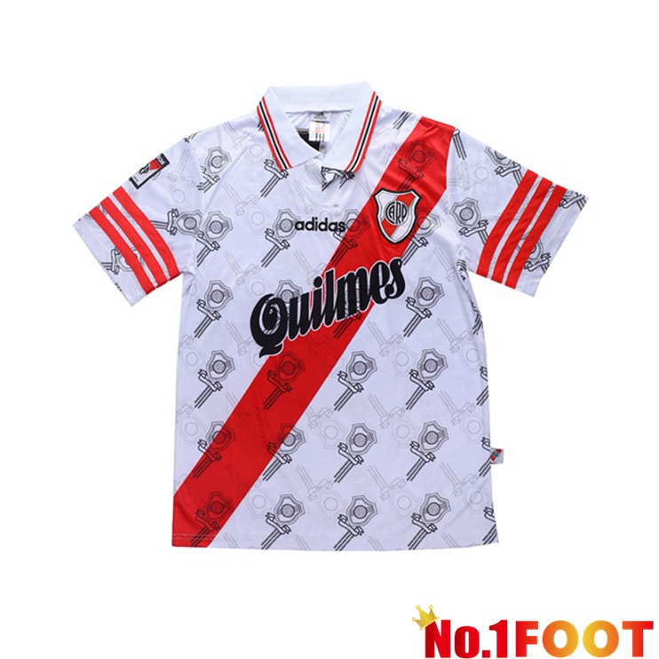 River Plate Retro Home Jersey White 1996-1997