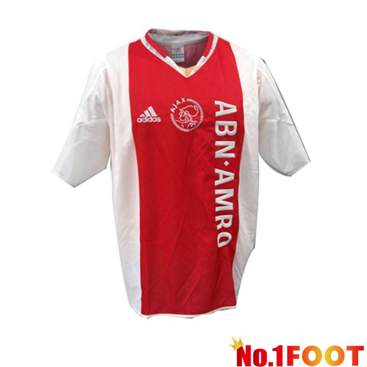 AFC Ajax Retro Home Jersey White Red 2004-2005