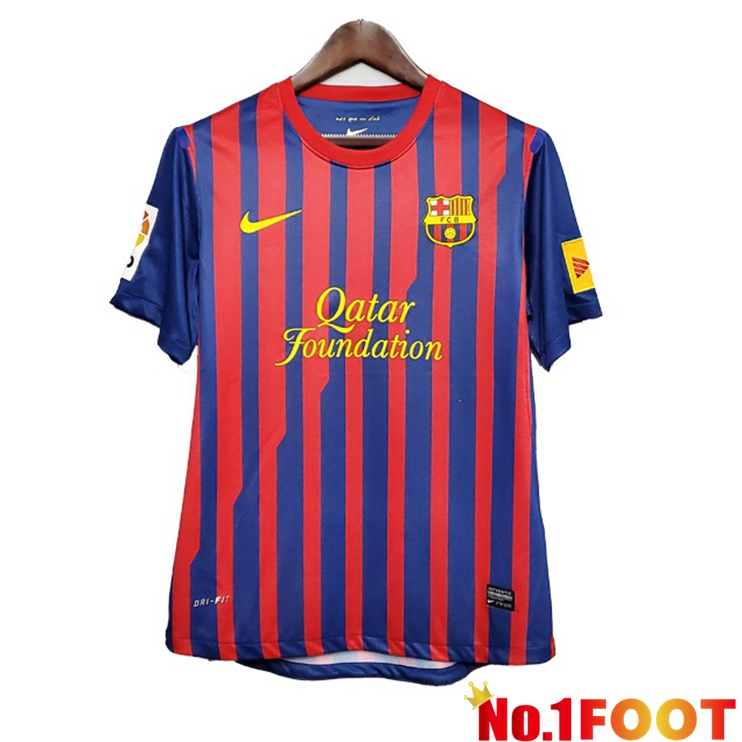 FC Barcelona Retro Home Jersey Red Blue 2011-2012