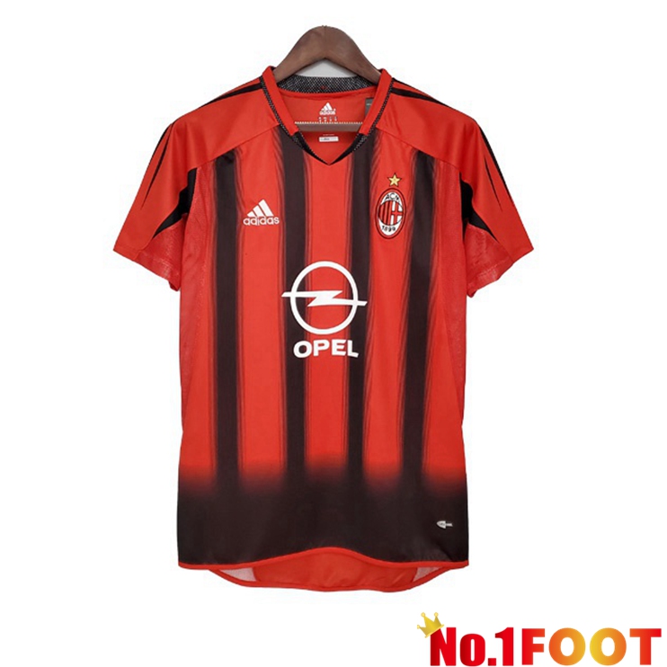 AC Milan Retro Home Jersey Red 2004-2005