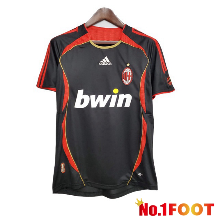 AC Milan Third Jersey Retro Black 2006