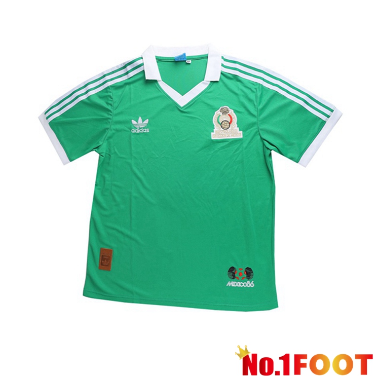 World Cup Mexico Retro Home Jersey Green 1986