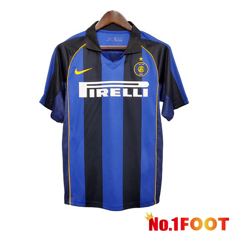 Inter Milan Retro Home Jersey Blue 2001-2001