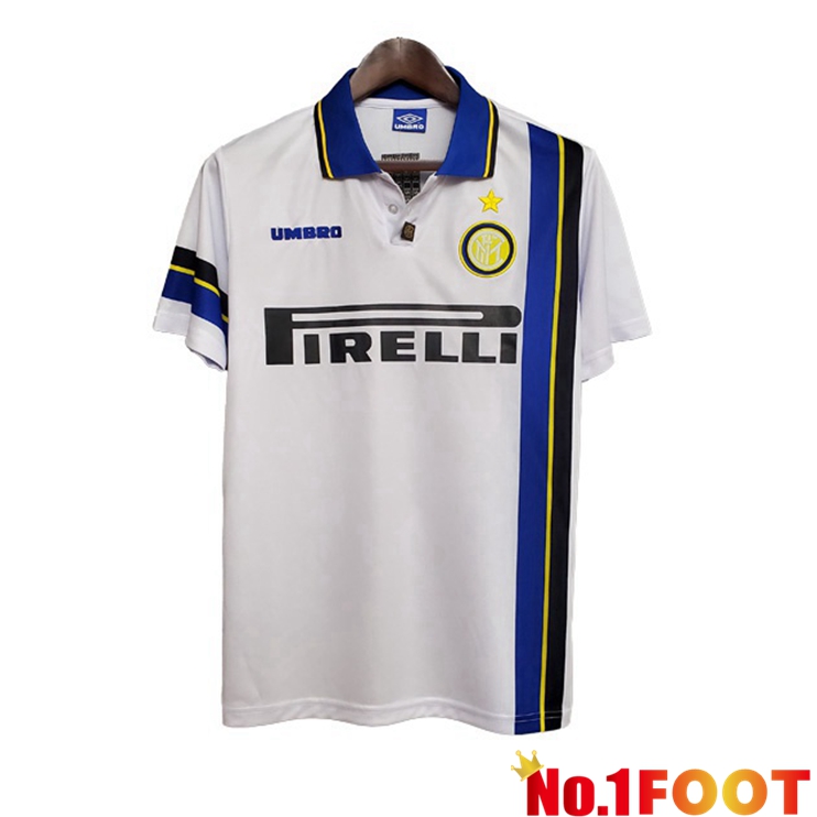 Inter Milan Retro Away Jersey White 1997-1998