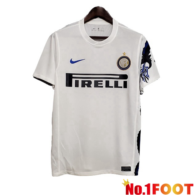 Inter Milan Retro Away Jersey White 2010-2011