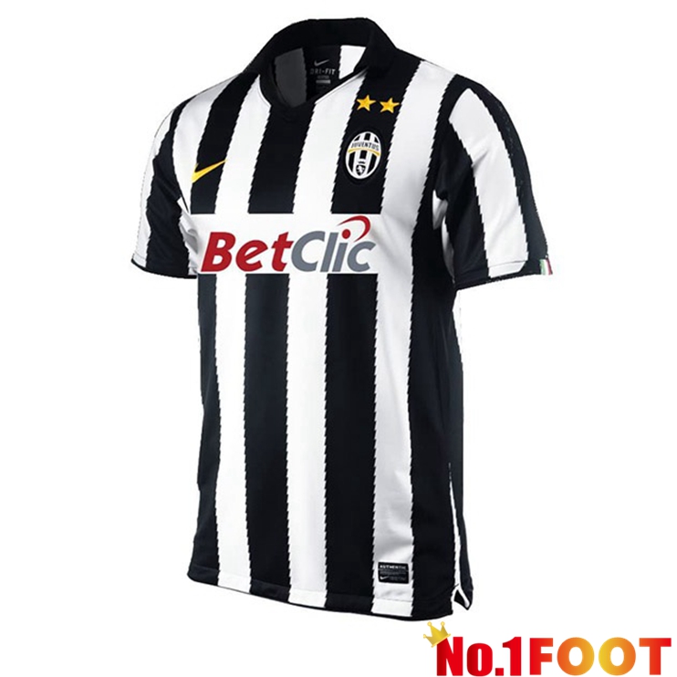 Juventus Retro Home Jersey Black White 2011-2012