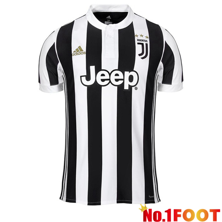 Juventus Retro Home Jersey Black White 2017-2018