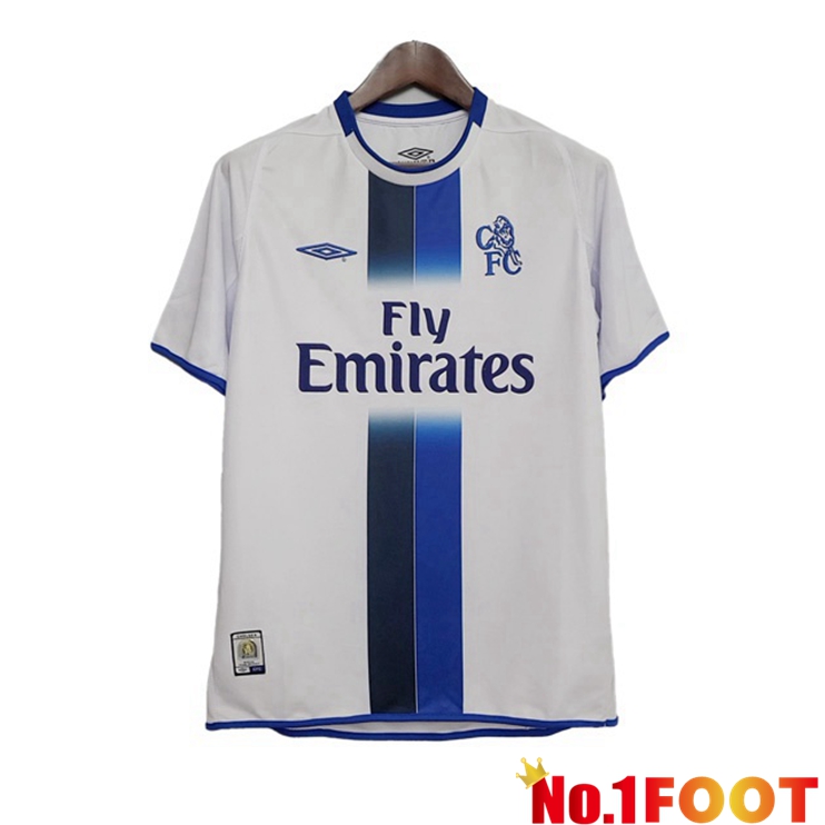 FC Chelsea Retro Away Jersey White 2003-2005