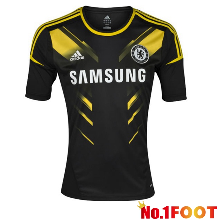 FC Chelsea Third Jersey Retro Black 2012-2013