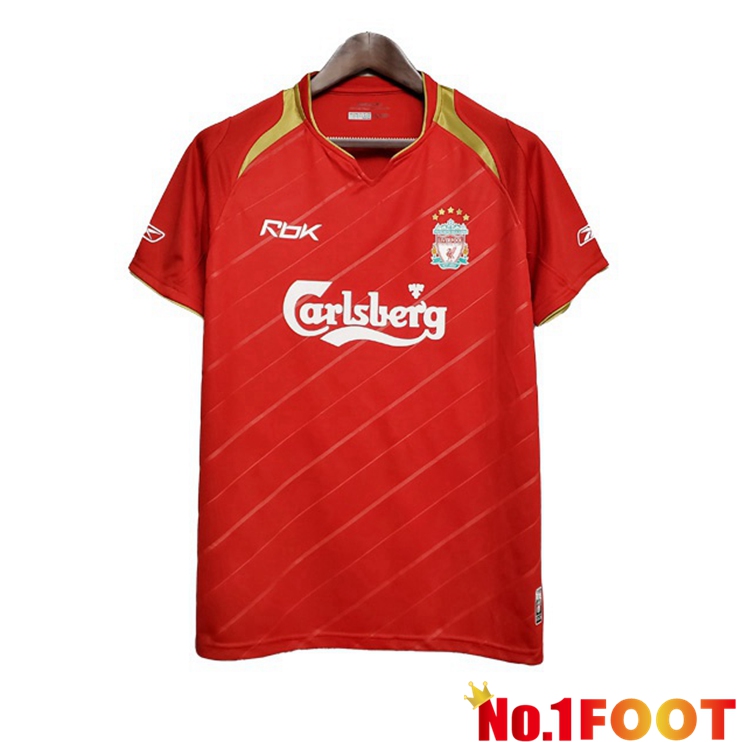 FC Liverpool Retro Home Jersey Red 2005-2006