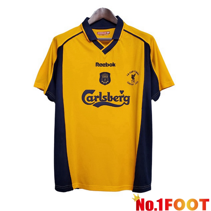 FC Liverpool Retro Away Jersey Yellow 2000-2001