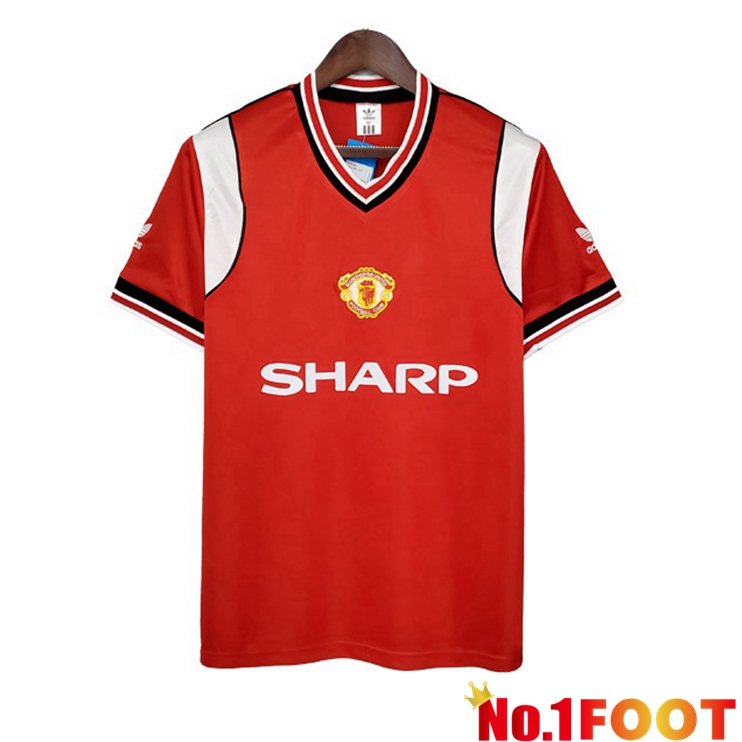 Manchester United Retro Home Jersey Red 1985-1986