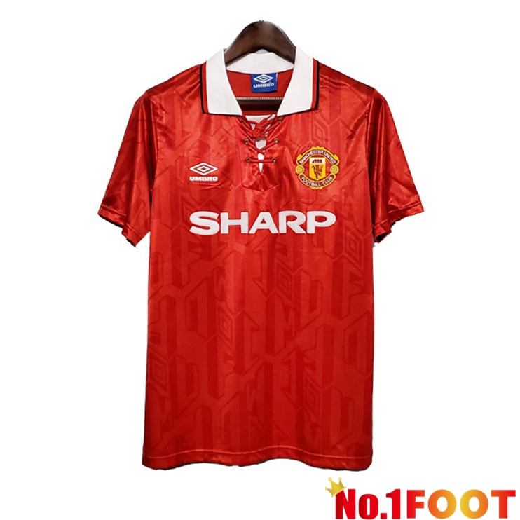 Manchester United Retro Home Jersey Red 1992-1994