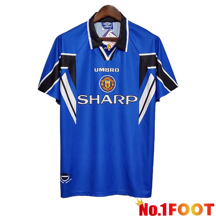 Manchester United Third Jersey Retro Blue 1996-1997