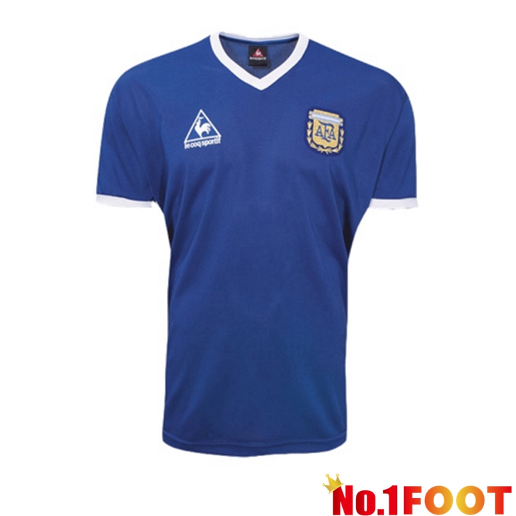 Argentina Retro Away Jersey Blue 1986 World Cup