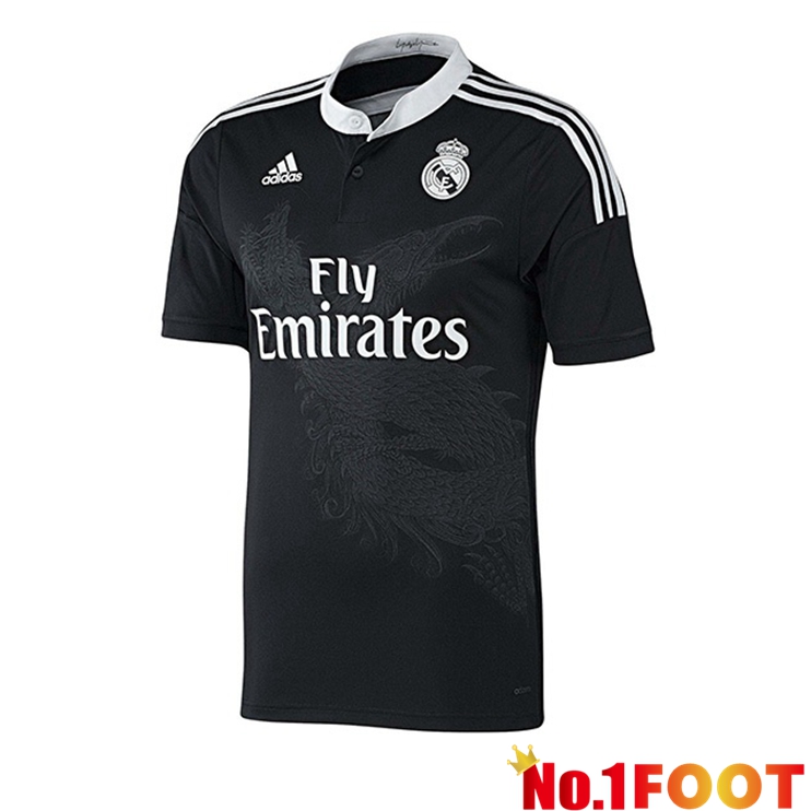 Real Madrid Third Jersey Retro Black 2014-2015