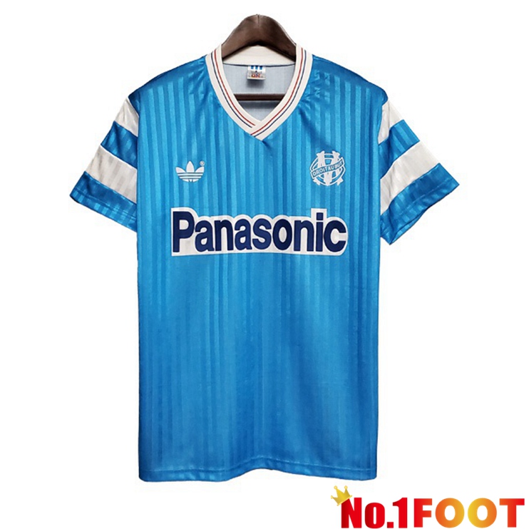 Marseille OM Retro Away Jersey Blue 1990