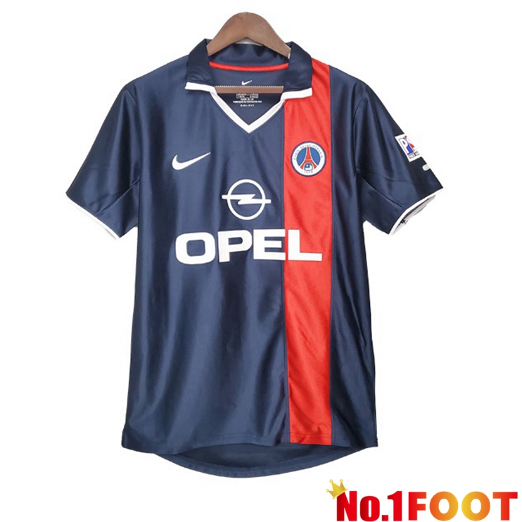 Paris PSG Retro Home Jersey Blue 2001-2002