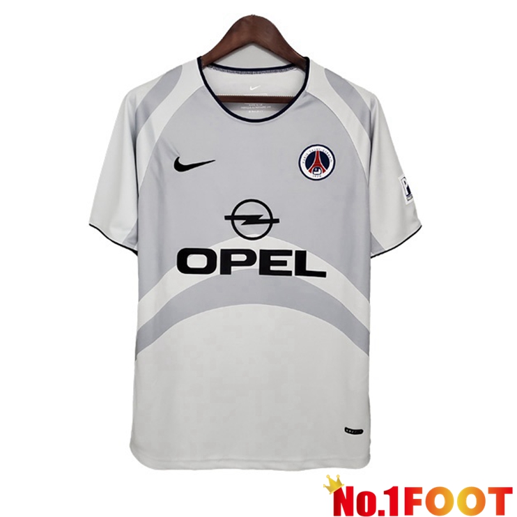 Paris PSG Retro Away Jersey White 2001-2002