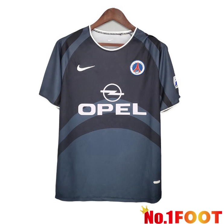 Paris PSG Third Jersey Retro Blue 2001-2002