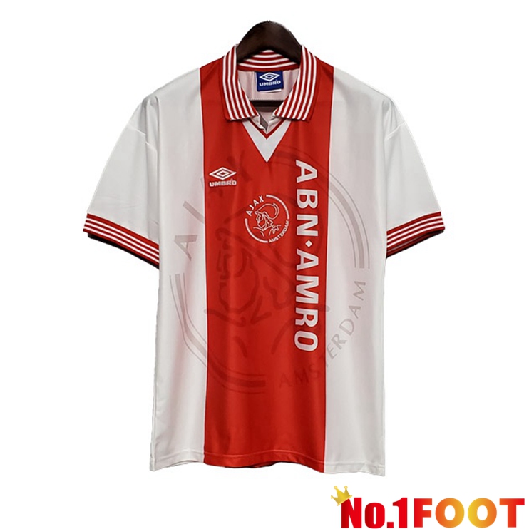 AFC Ajax Retro Home Jersey Red 1995-1996