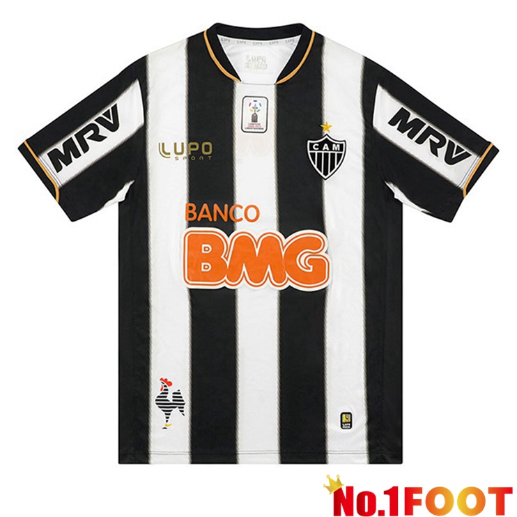 Atletico Mineiro Retro Home Jersey Black White 2013