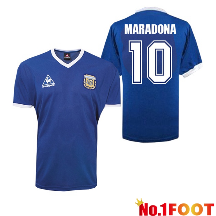 Argentina Retro Away Jersey MARADONA #10 1986