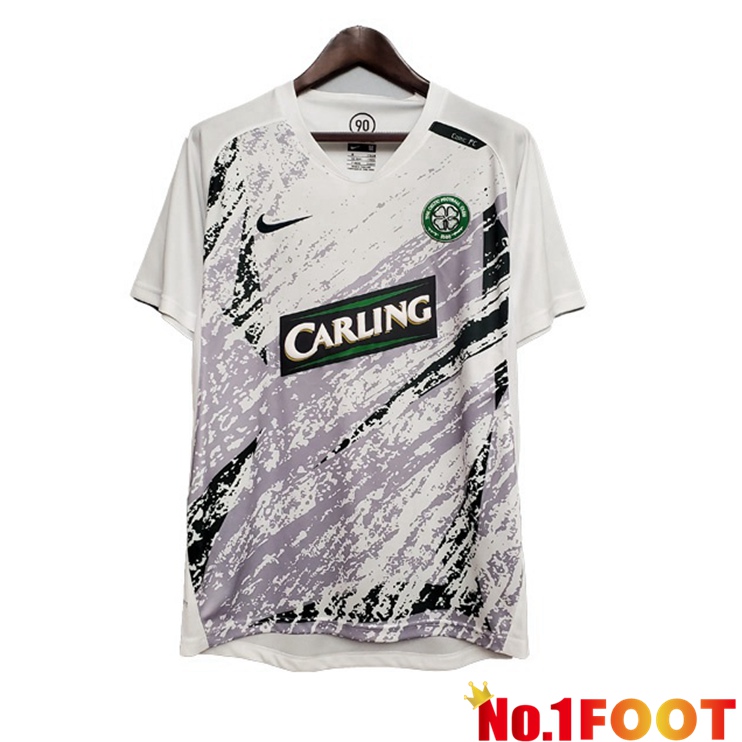 Celtic FC Retro Away Jersey White 2007-2008