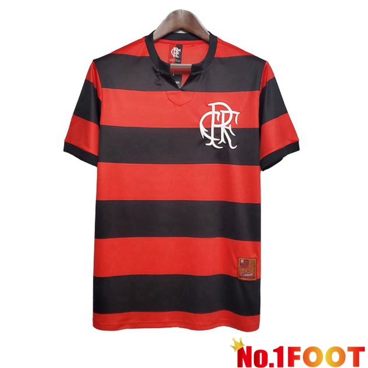 Flamengo Retro Home Jersey Red Black 1978-1979