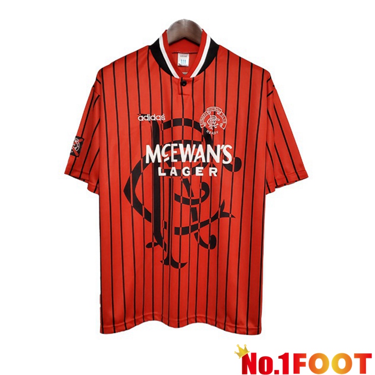 Rangers FC Retro Away Jersey Red 1994-1995