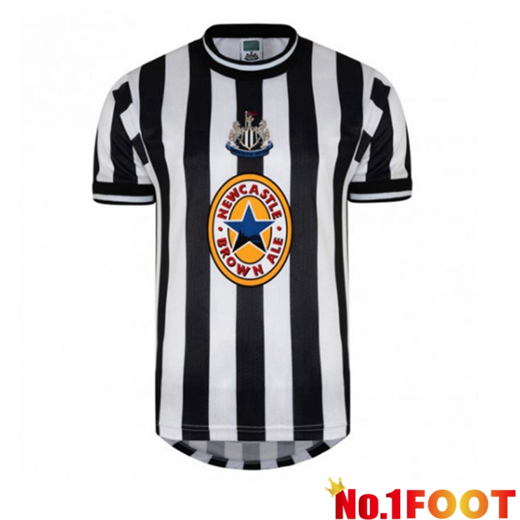 Newcastle United Retro Home Jersey Black White 1997-1999