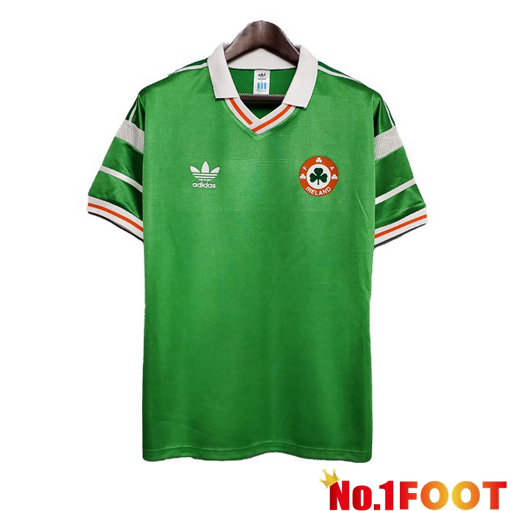 Ireland Retro Home Jersey Green 1988