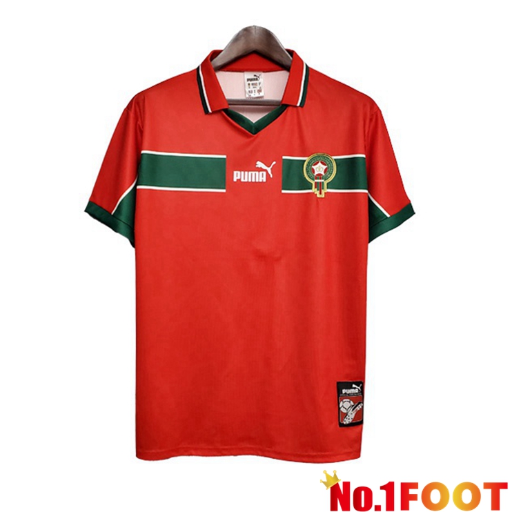 Maroc Retro Away Jersey Red 1998