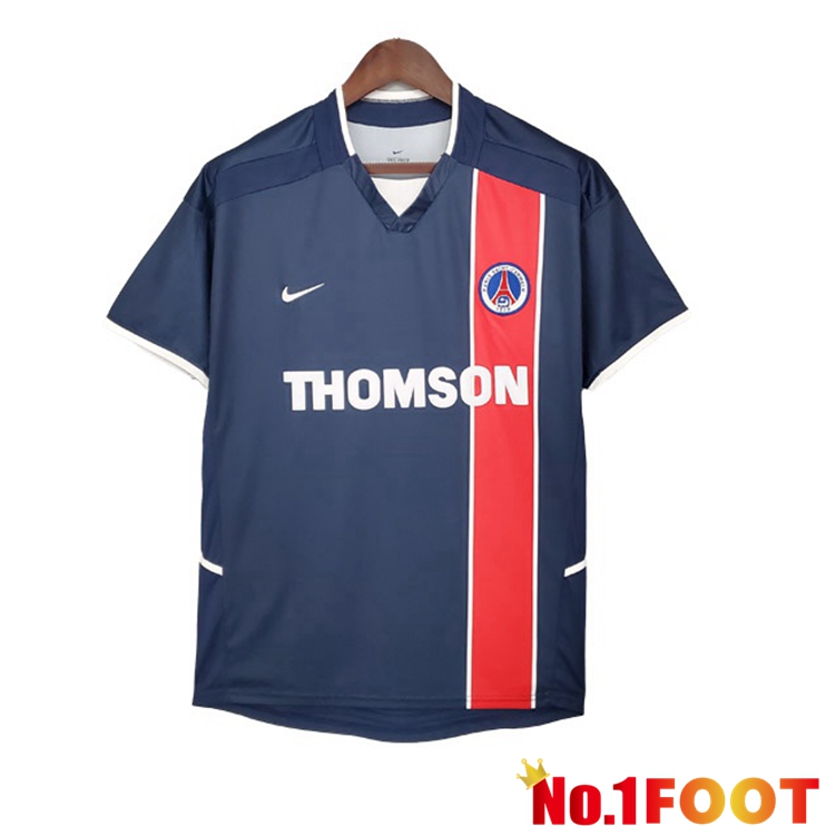 Paris PSG Retro Home Jersey Blue Royal 2002-2003