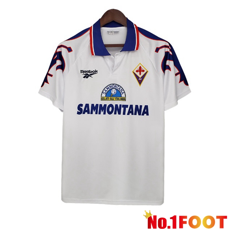 ACF Fiorentina Retro Away Jersey White 1995-1996