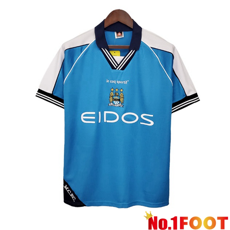 Manchester City Retro Home Jersey Blue 1999-2001