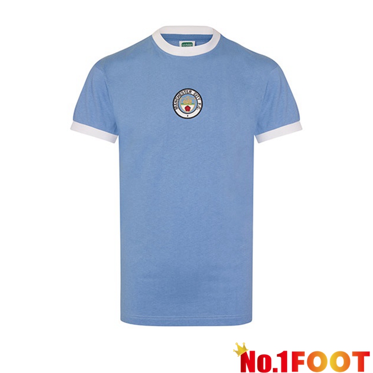 Manchester City Retro Home Jersey Blue 1972