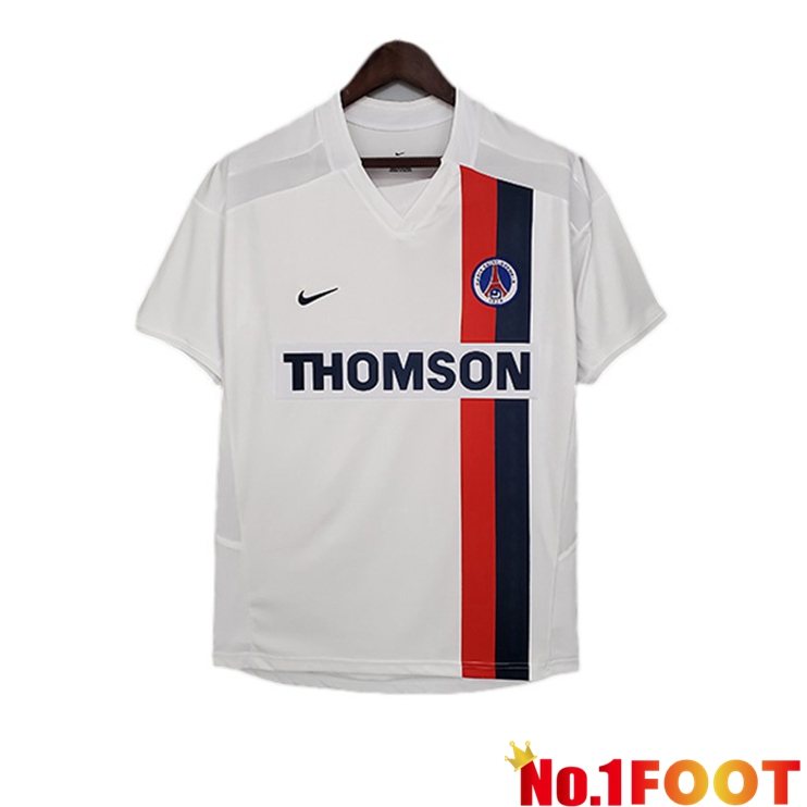 Paris PSG Retro Away Jersey White 2002-2003