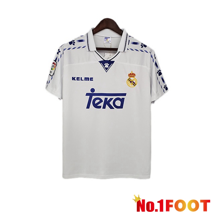 Real Madrid Retro Home Jersey White 1996-1997