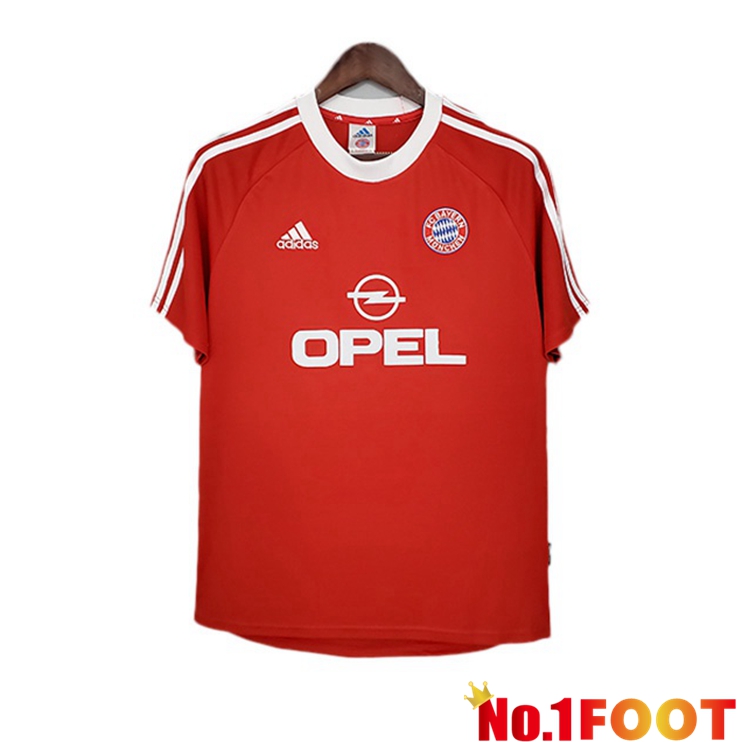 Bayern Munich Retro Home Jersey Red 2000-2001