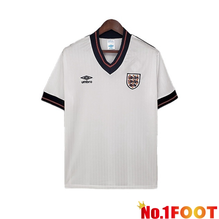 England Retro Retro Home Jersey White 1984-1987