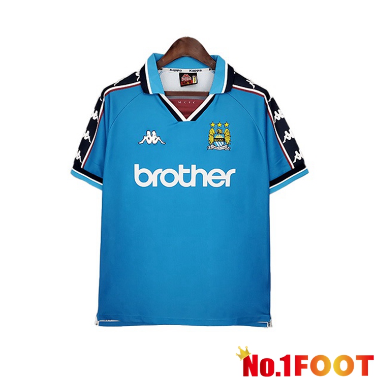 Manchester City Retro Home Jersey Blue 1997-1999