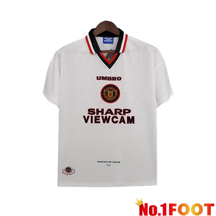 Manchester United Retro Away Jersey White 1996-1997